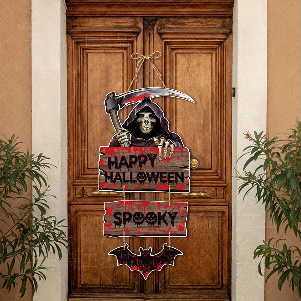 Wholesale 5pcs/pack door decoration pumpkin bat hanging ornaments